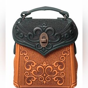 NEW! Embossed Leather Mini Backpack Brand New.